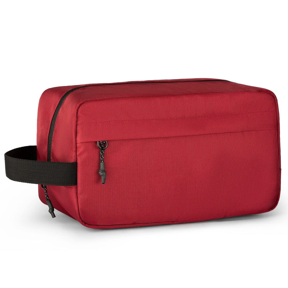 Vorspack maroon hanging travel toiletry bag ready for travel use