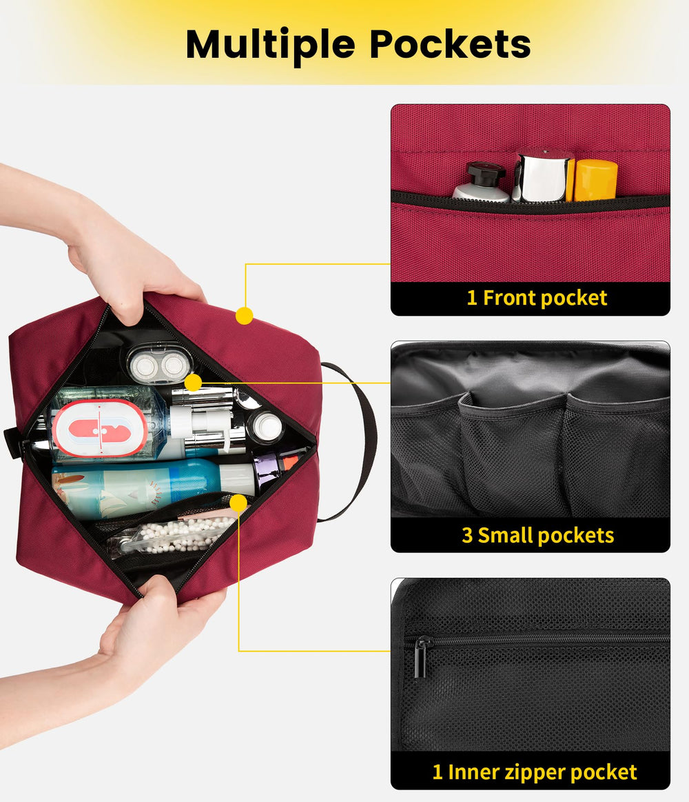 Vorspack maroon water-resistant polyester protects contents while traveling
