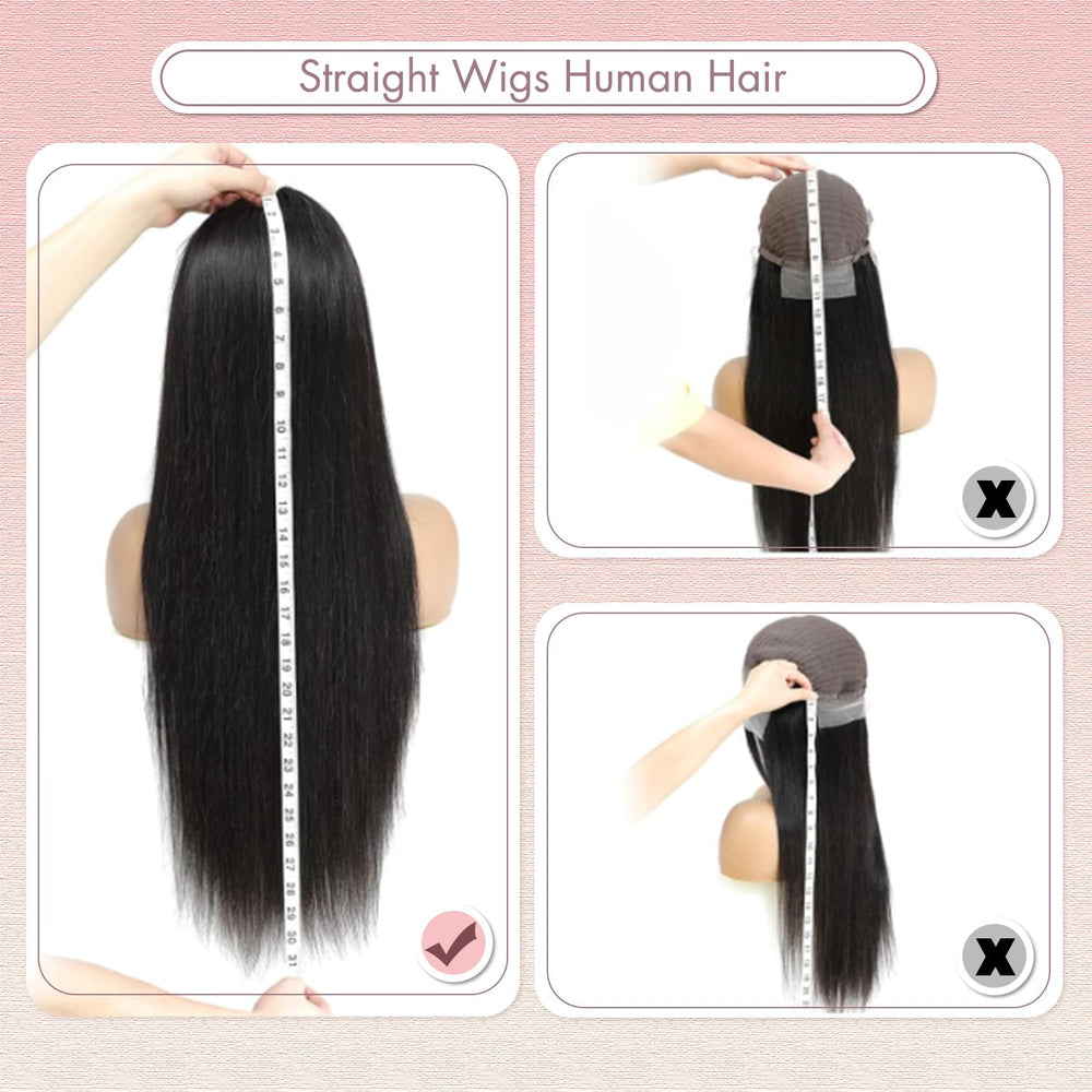 Vorynix natural color straight wig for daily wear and versatile styling.