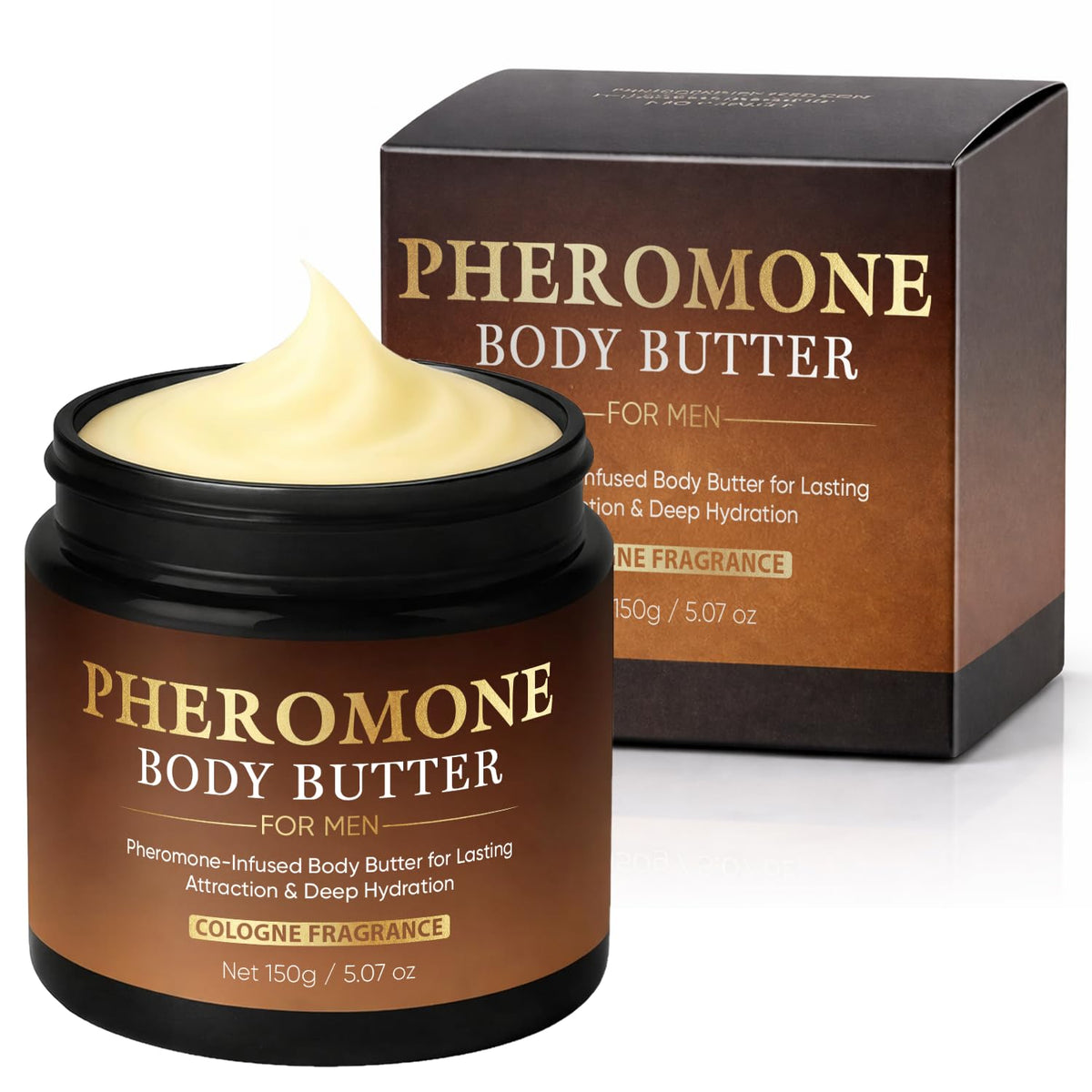 VOSETOKELA pheromone body butter jar showing rich texture for daily moisture