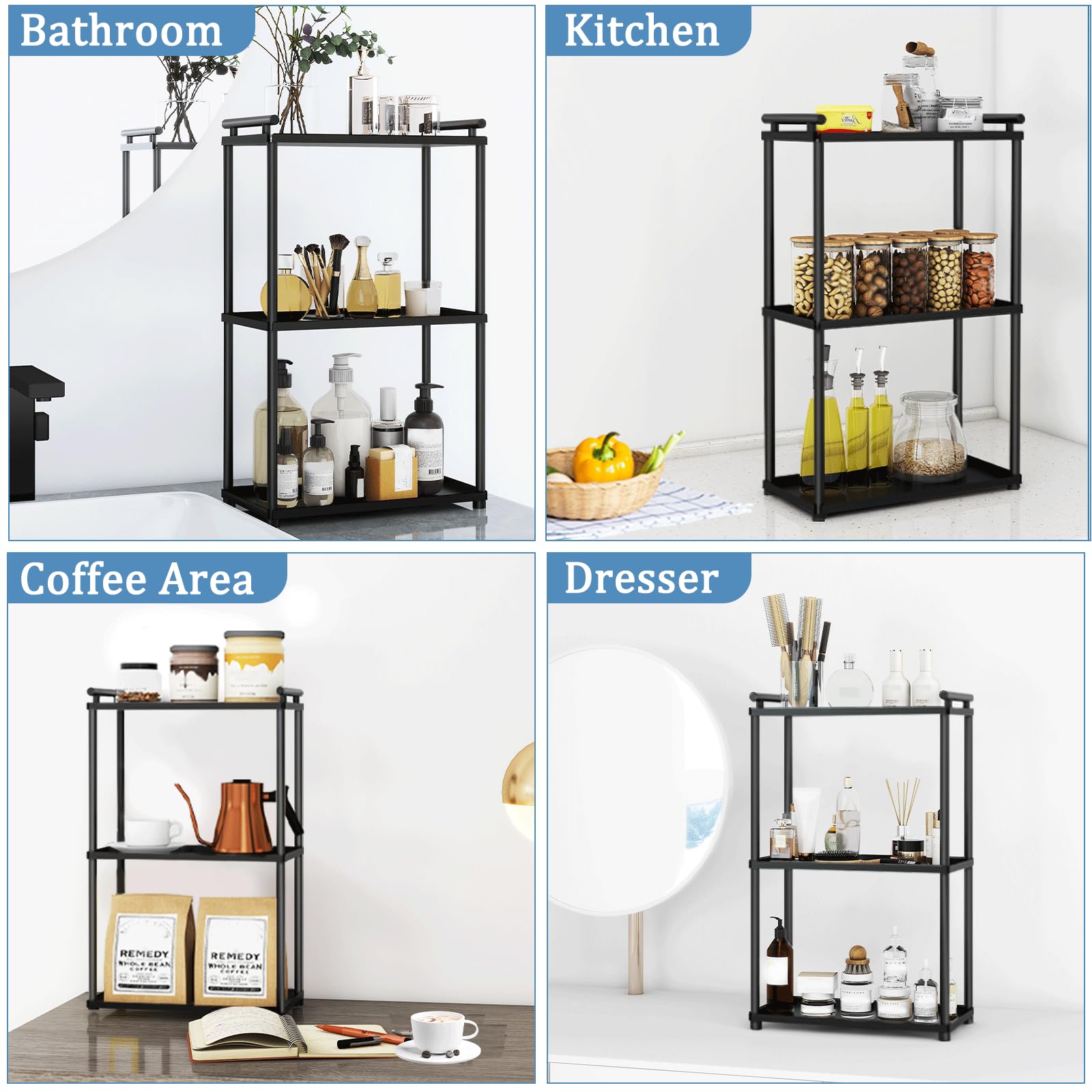 VOTZAAQ versatile storage for makeup, skincare, and small tools on a dresser or shelf.