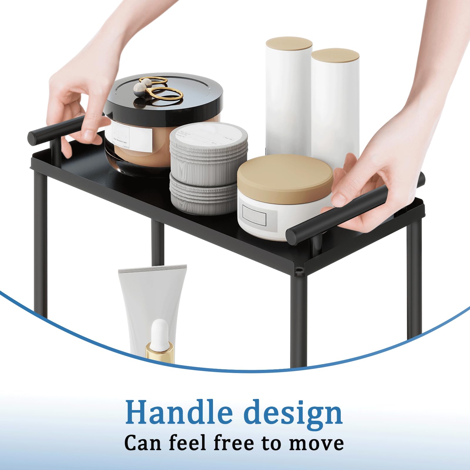 VOTZAAQ ergonomic handles allow easy lifting and relocation of the organizer.