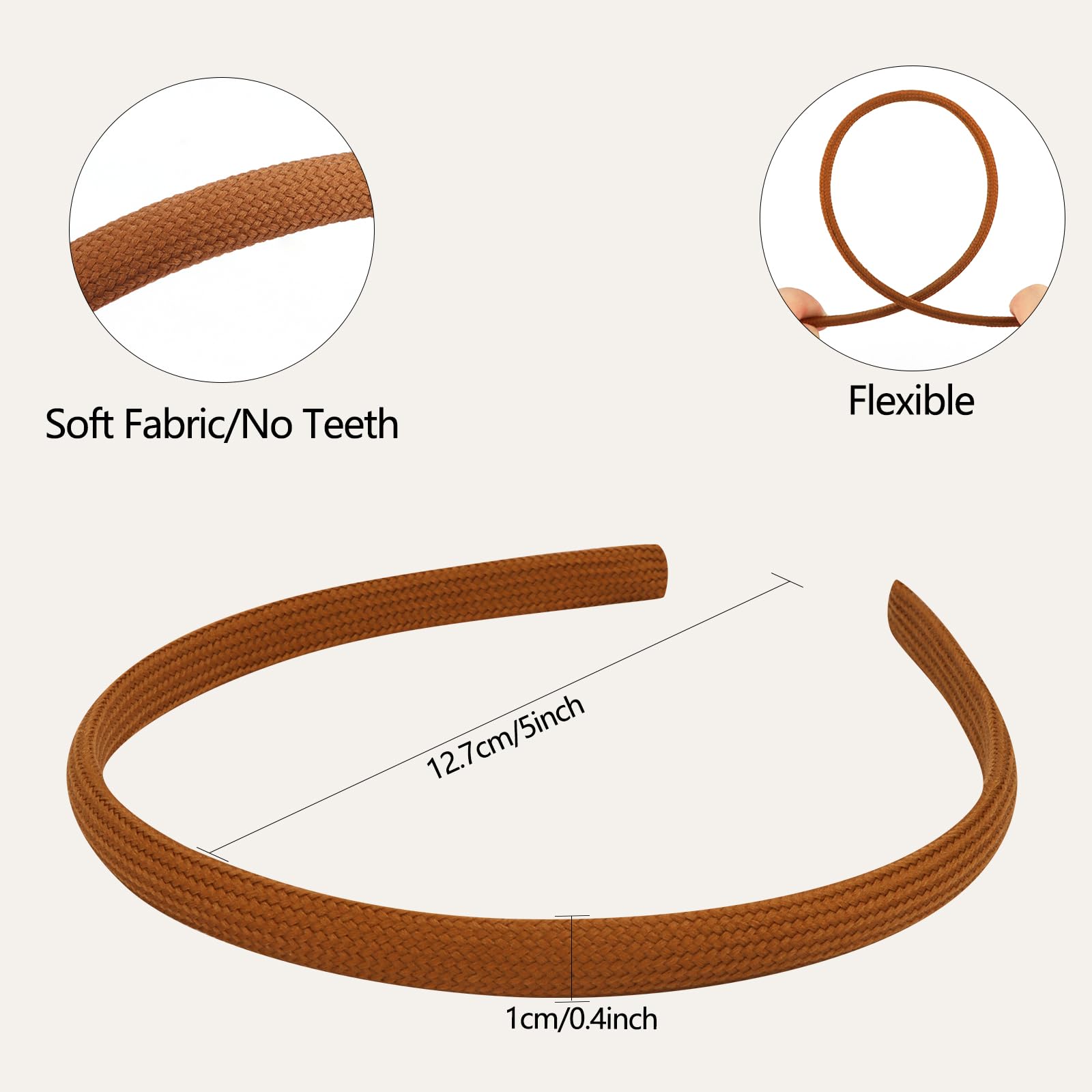 Vovii headbands non-slip design detail keeps hair in place during workouts.