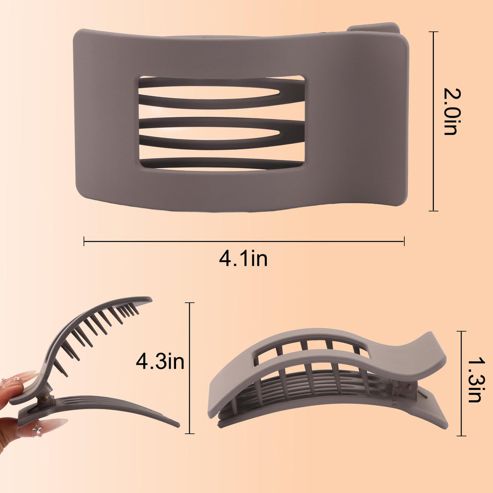 Pinza plana mate Vovii para cabello grueso con agarre seguro