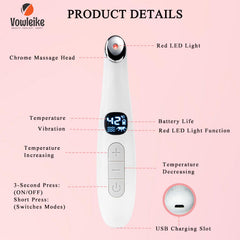 Vowleike Eye Lift Wand compact design for portable skincare on the go.