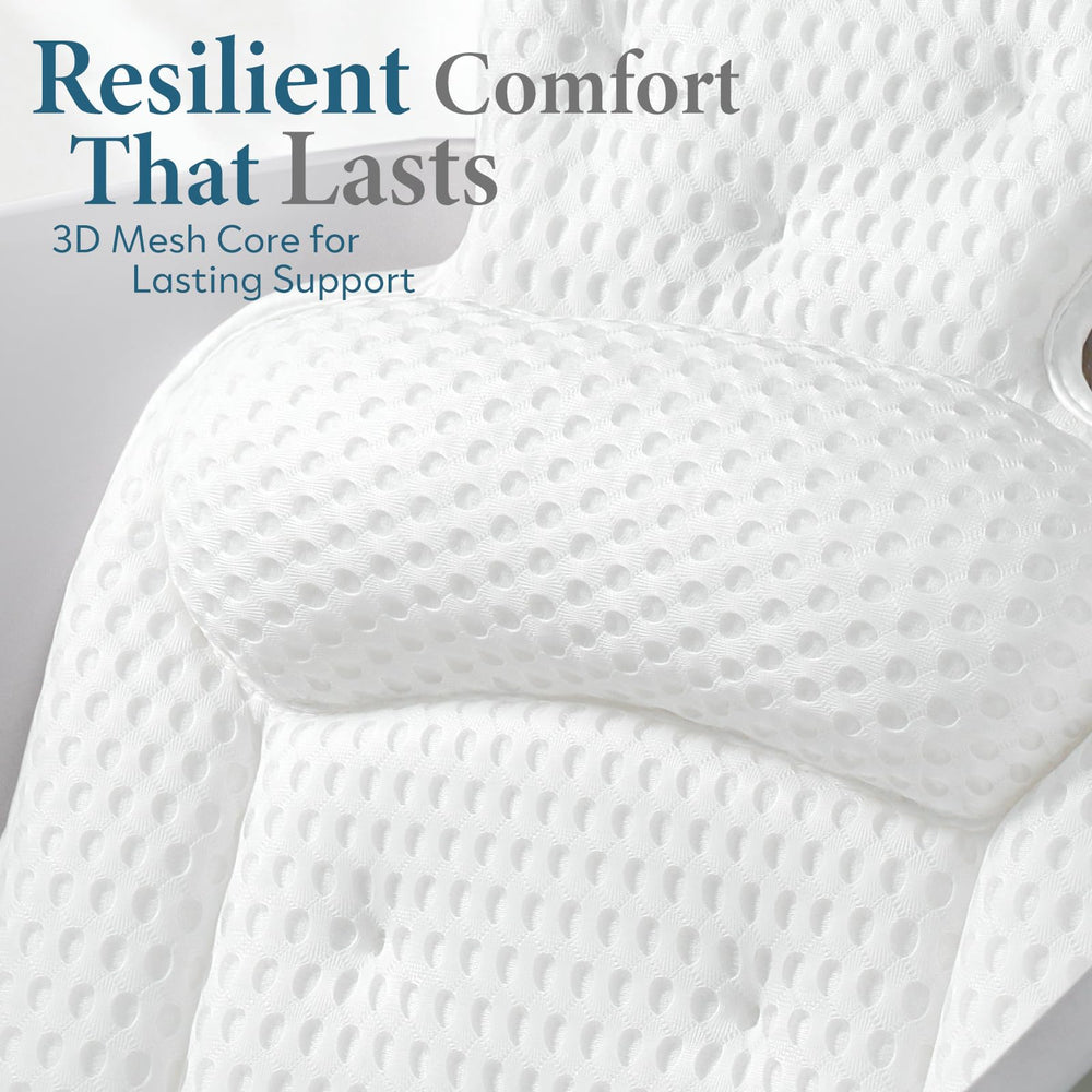 VOXOR bath pillow fits most tub shapes for universal compatibility.