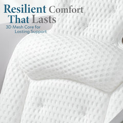 VOXOR bath pillow fits most tub shapes for universal compatibility.