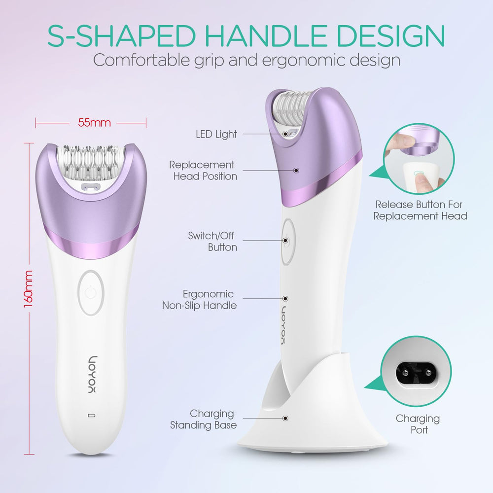VOYOR BM300 use in wet-dry scenario showing versatile hair removal.