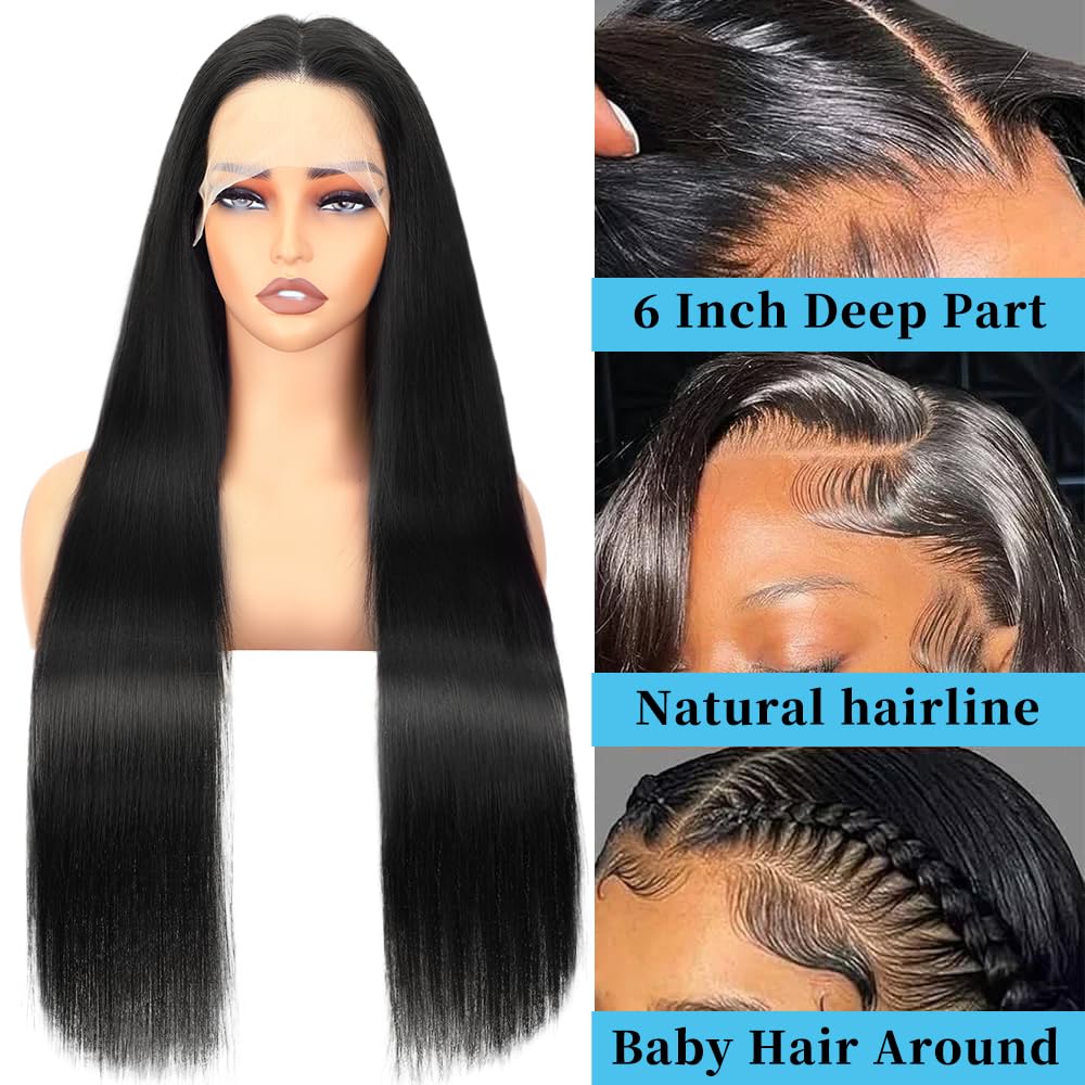 VQPPM 13x6 HD lace detail for invisible parting and seamless styling.