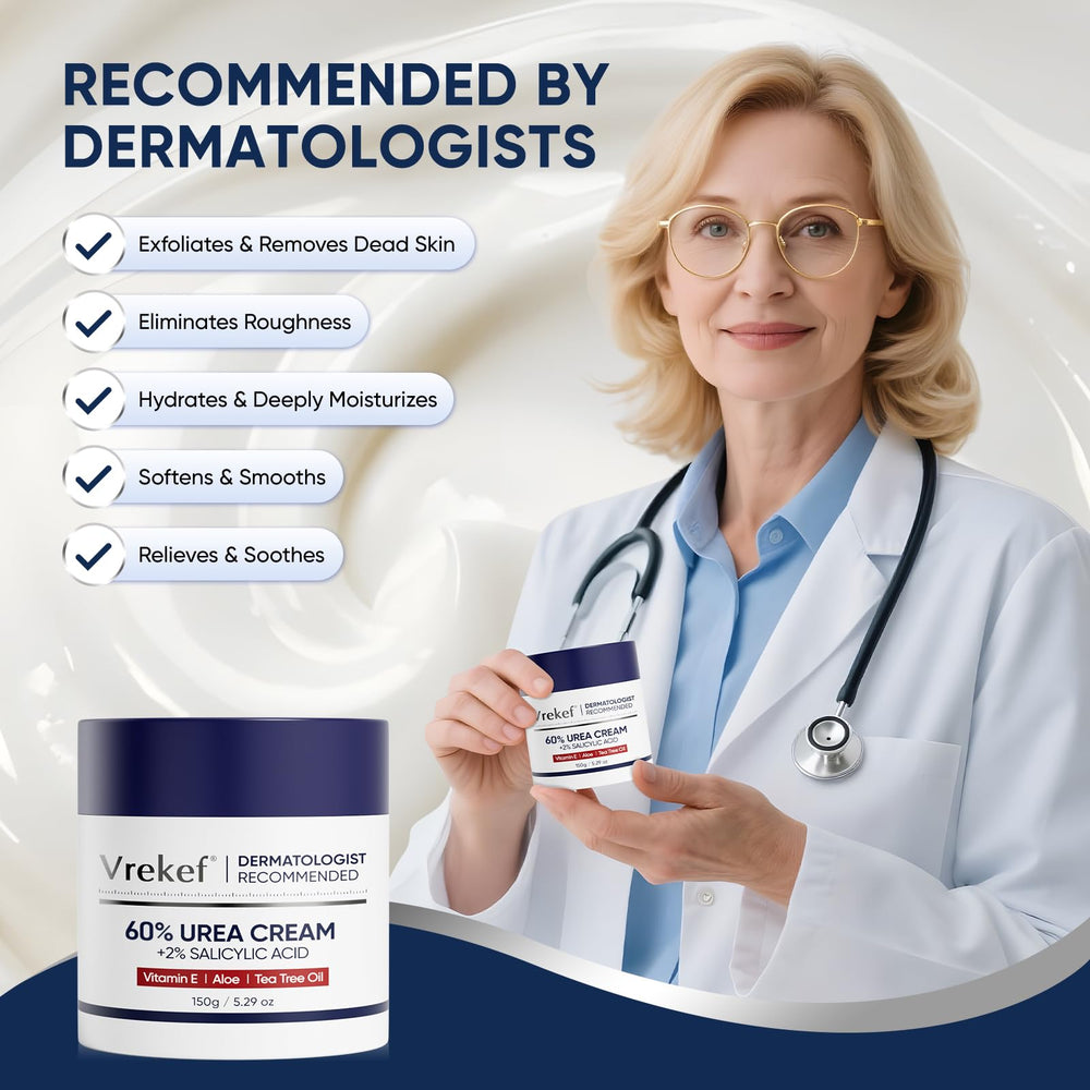 Extractos naturales en crema VREKEF realzan hidratación y suavidad de la piel.