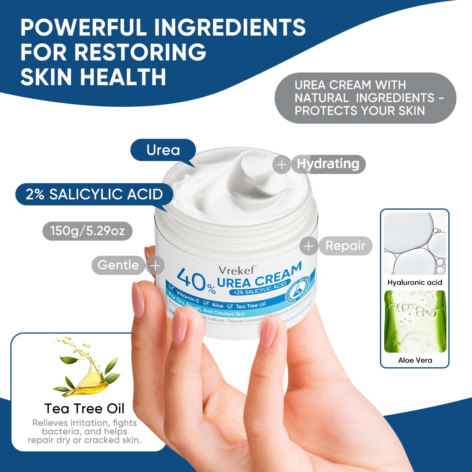 Natural extracts such as glycerin and Aloe Vera included in the formula