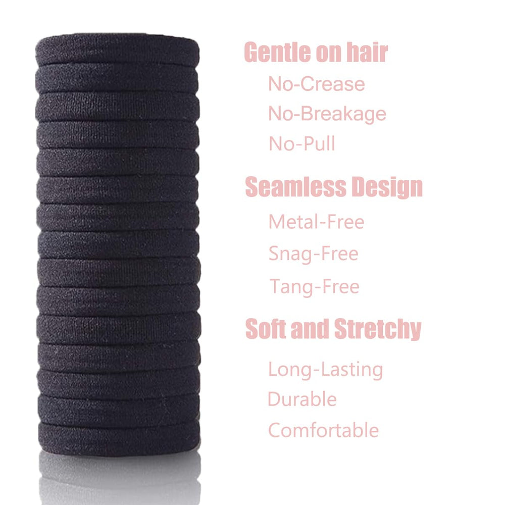 Vrose Flosi curly hair ties in action for strong stretchy hold
