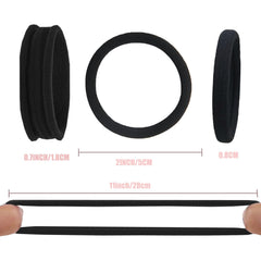 Vrose Flosi seamless hair ties prevent snags and tangles.