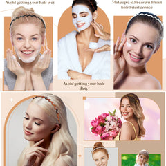 Non-slip zigzag hairband by Vrose Flosi ready for various styles.