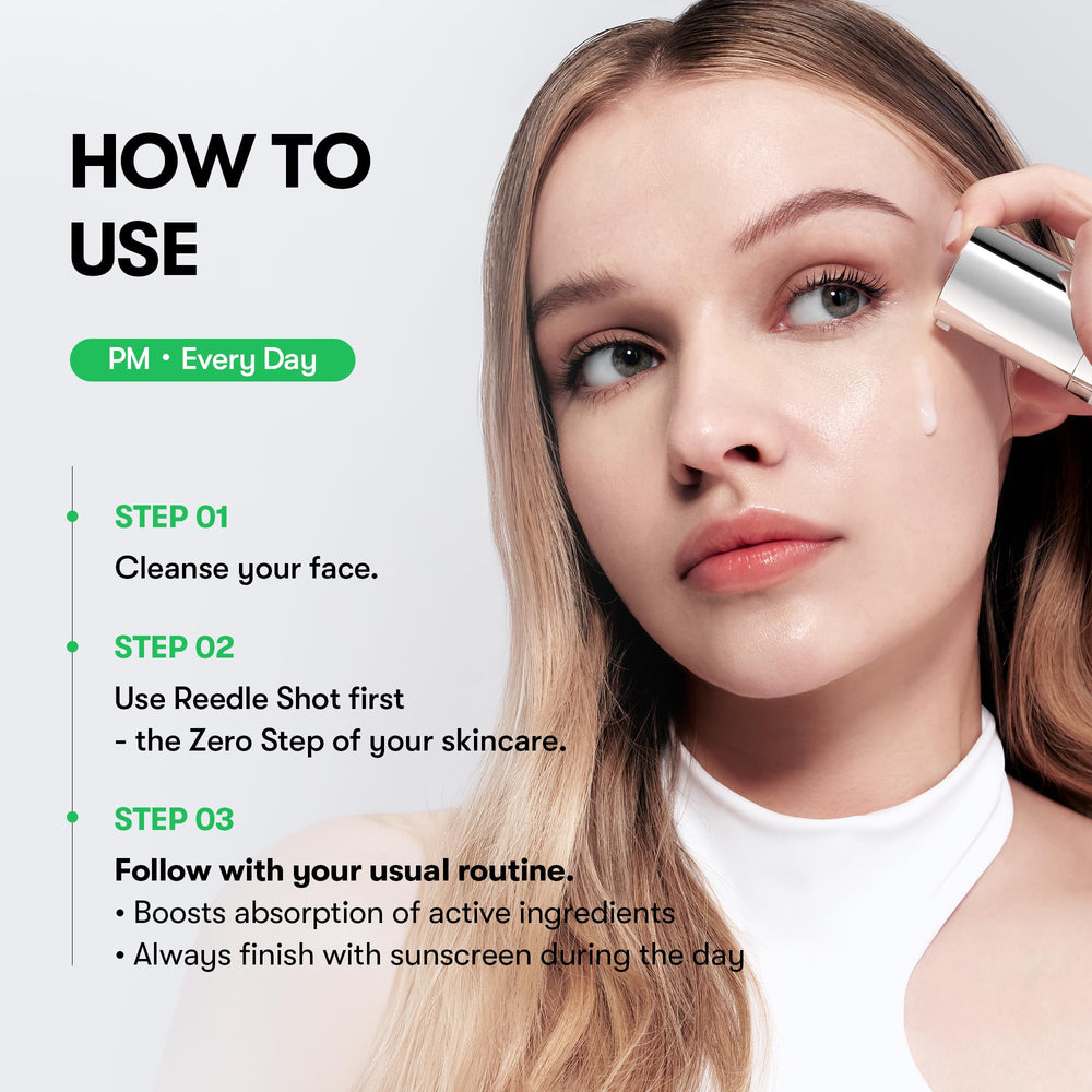 VT COSMETICS Reedle Shot 100 suitable for all skin types in daily routine.