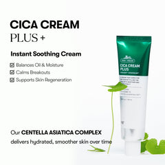 VT COSMETICS Cica Cream Plus aplicación calmante para piel sensible y cómoda