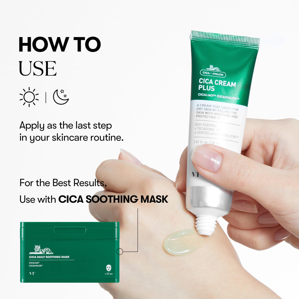 VT COSMETICS Cica Cream Plus uso diario para todo tipo de piel