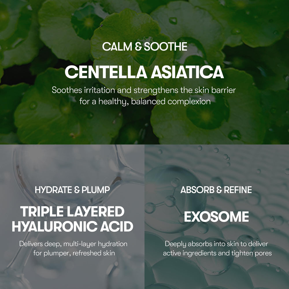 VT COSMETICS Cica-Exosome Mask sheets fanned for quick application