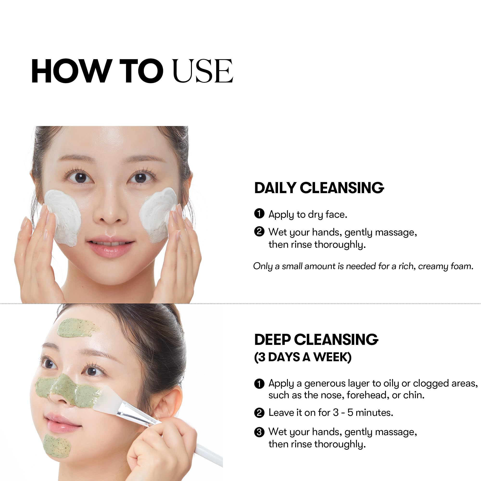 VT COSMETICS CICA Mask Cleanser se usa cada tres días como máscara de arcilla