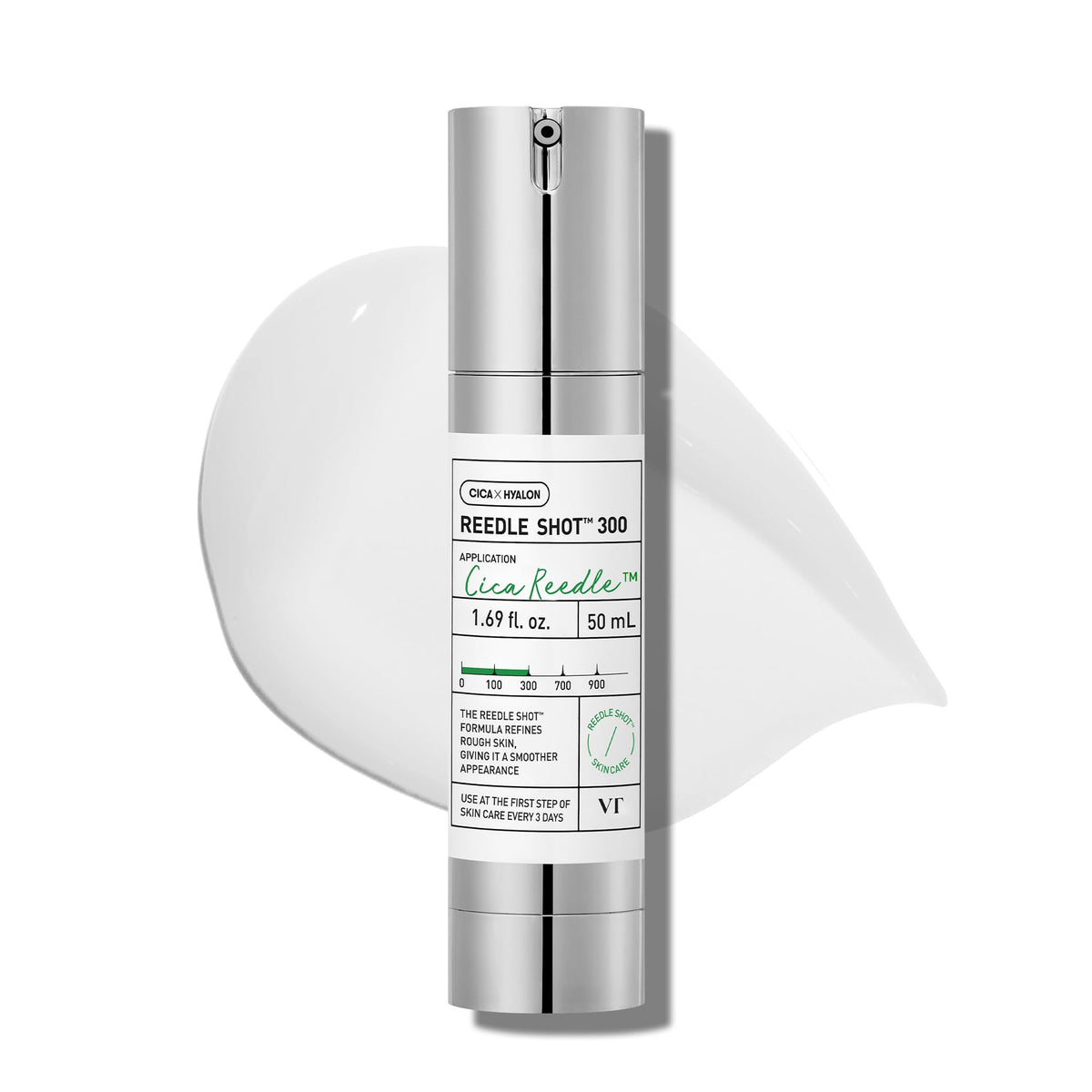 VT COSMETICS CICA Reedle Shot bottle showing soothing cica and calming design