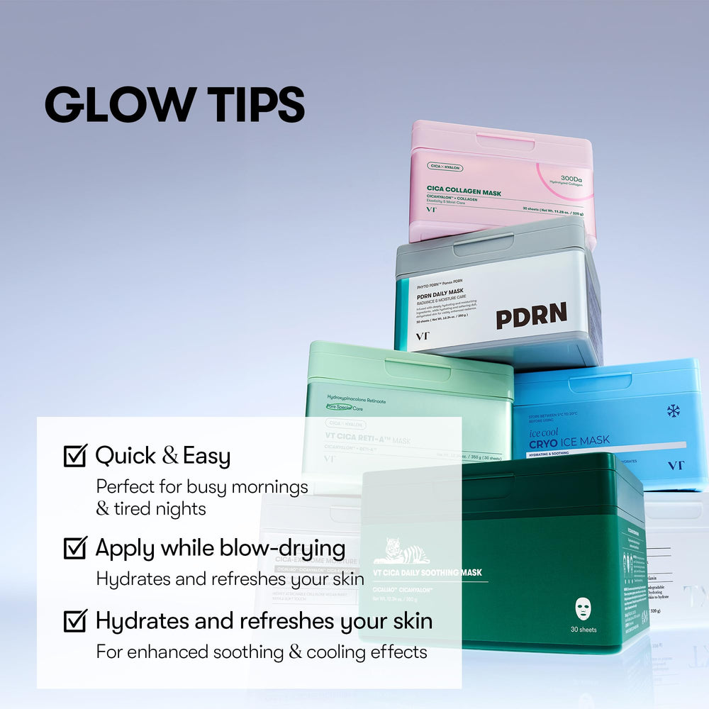 VT COSMETICS CICA RETI-A packaging detail highlights design and Korean skincare.