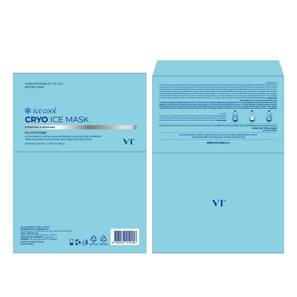 VT COSMETICS Cryo Ice Mask daily use supports a consistent glow.