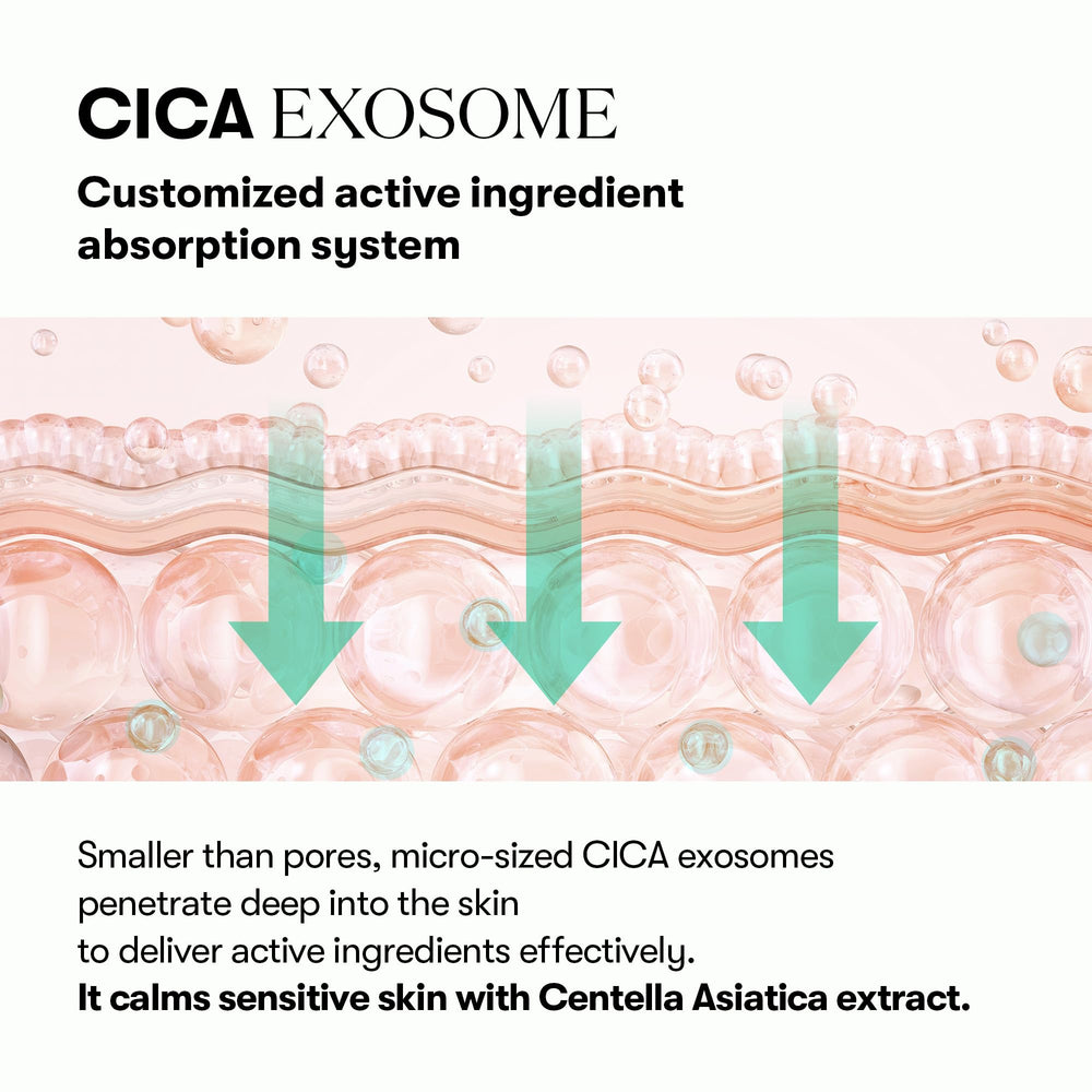 VT COSMETICS PDRN Cica Exosome Ampolla, brillo natural en la piel