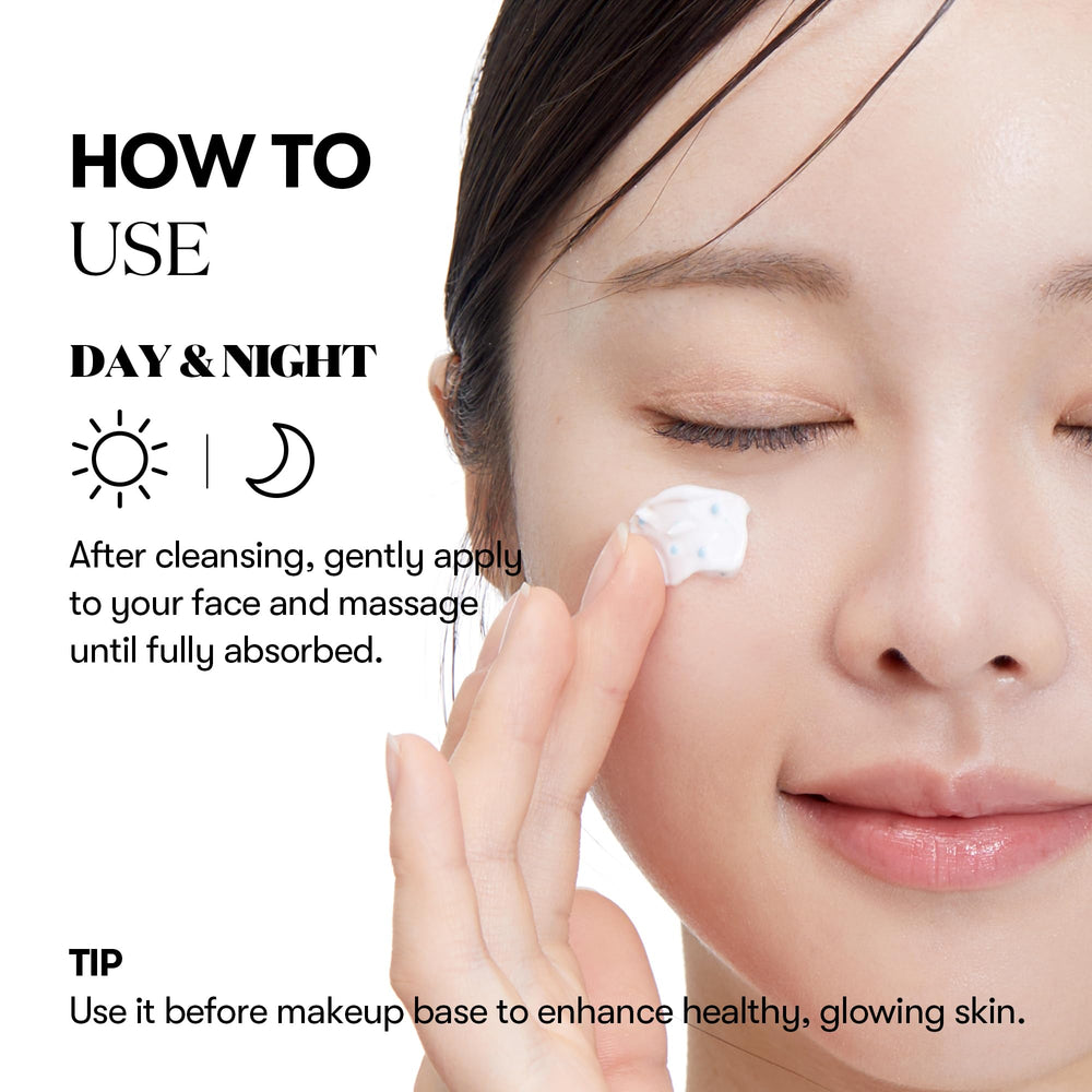 VT COSMETICS PDRN Cream 100 glow shot reveals dewy finish