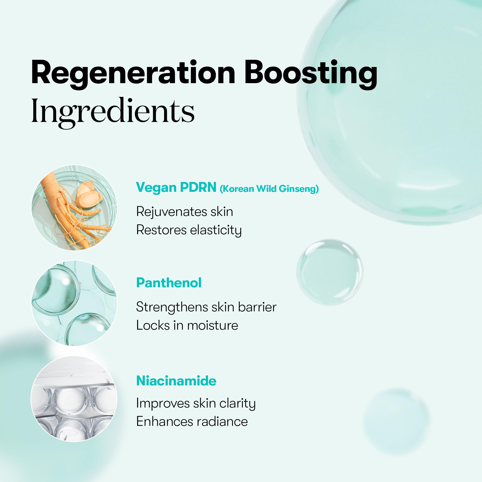 VT COSMETICS PDRN Hydrogel Mask: ampolla de ginseng que nutre la piel.
