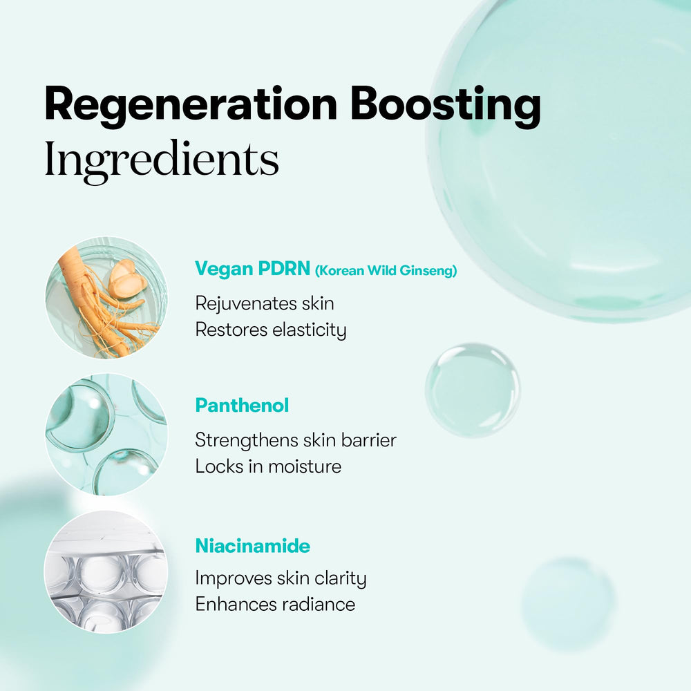VT COSMETICS PDRN Hydrogel Mask: ampolla de ginseng que nutre la piel.