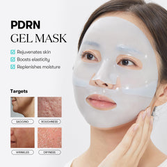 VT COSMETICS PDRN Hydrogel Mask: esencia de ginseng revitalizante para piel cansada.