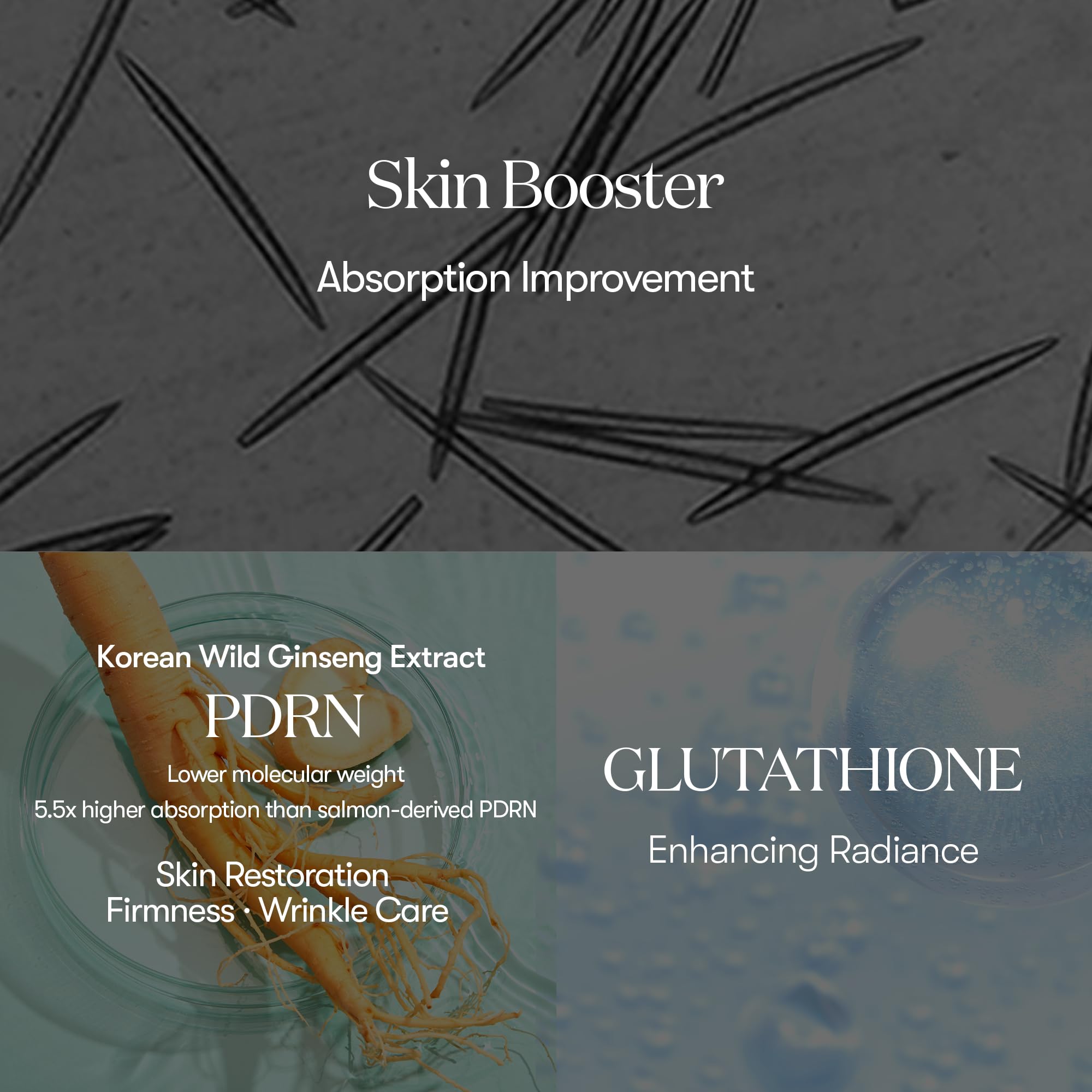Application scene showing gentle pat to aid absorption.