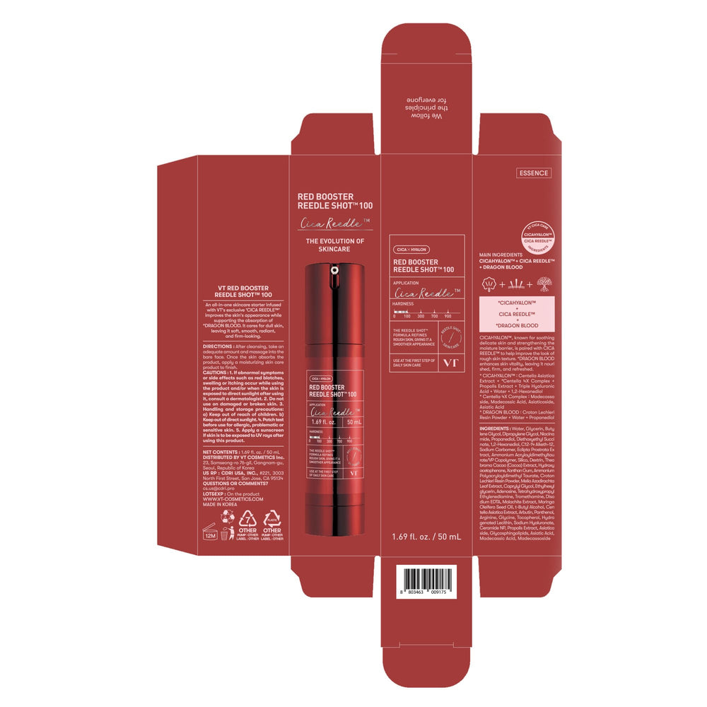 VT COSMETICS Reedle Shot packaging conveys premium Korean skincare ritual