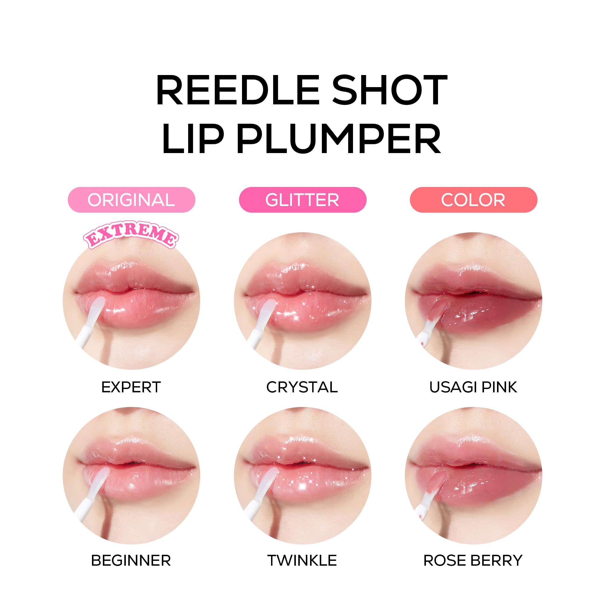 Reedle Shot con ácido hialurónico y tono Usagi Pink para labios hidratados