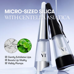 Aplicación con efecto microagujas para volumen suave en los labios