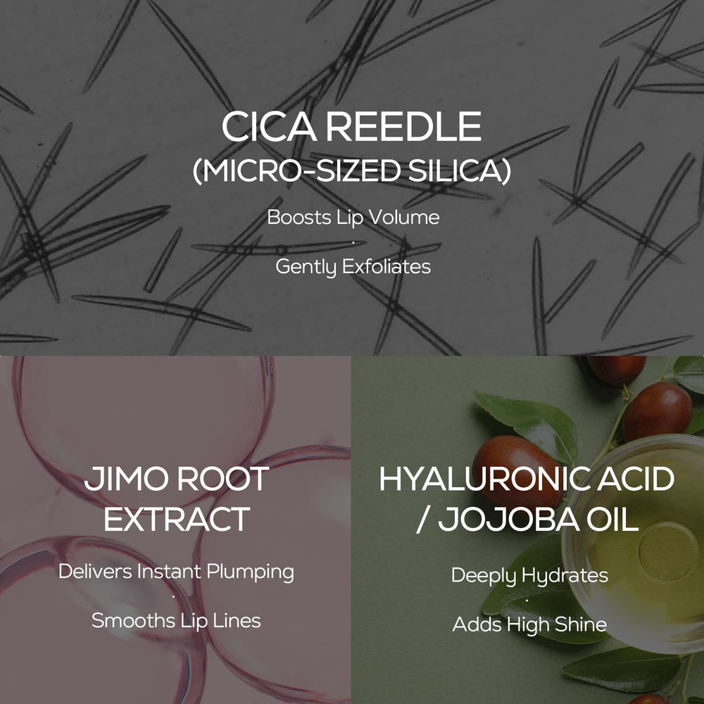 VT COSMETICS Reedle Shot ingredientes-hialuronico-jojoba para hidratacion profunda.