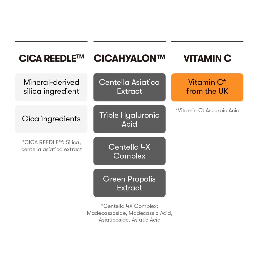 Application pause with Vita-Light Reedle Shot tapping into the skin for absorption