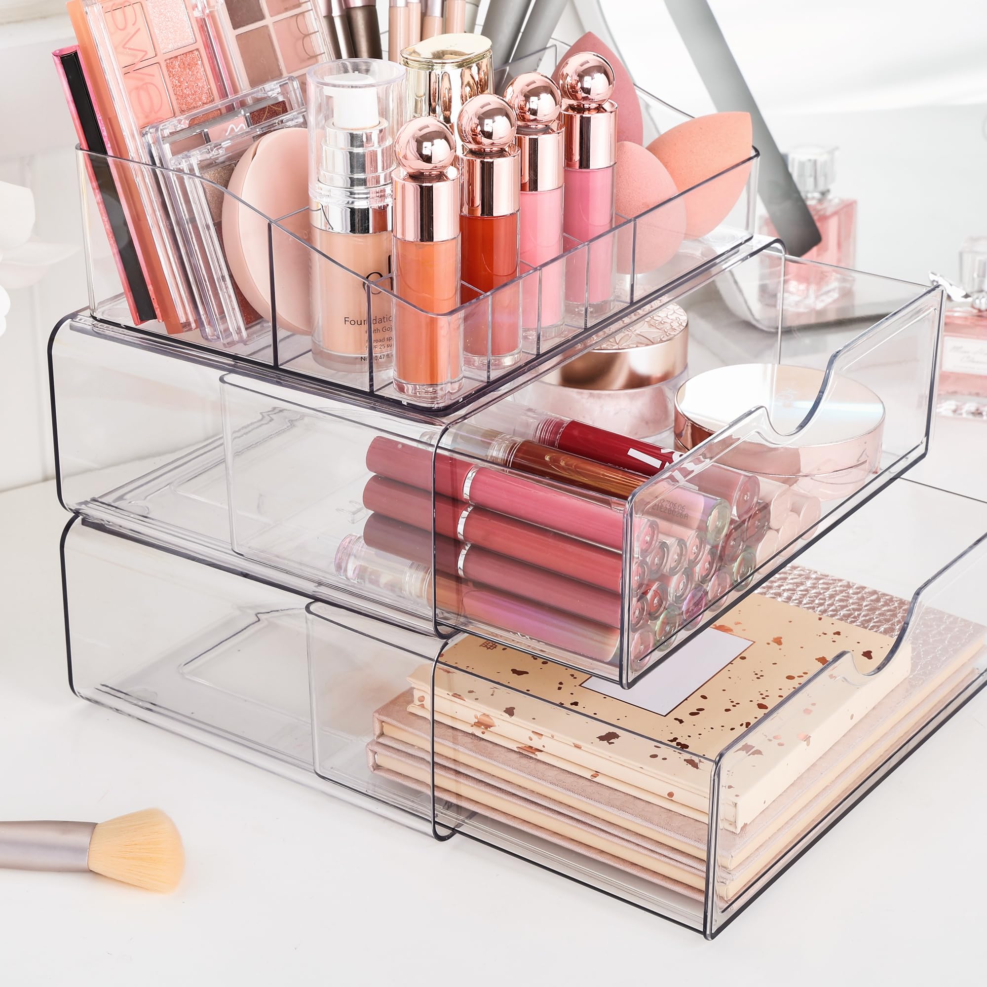 Vtopmart 5-tier organizer large drawer 4 for nail polish and accessories