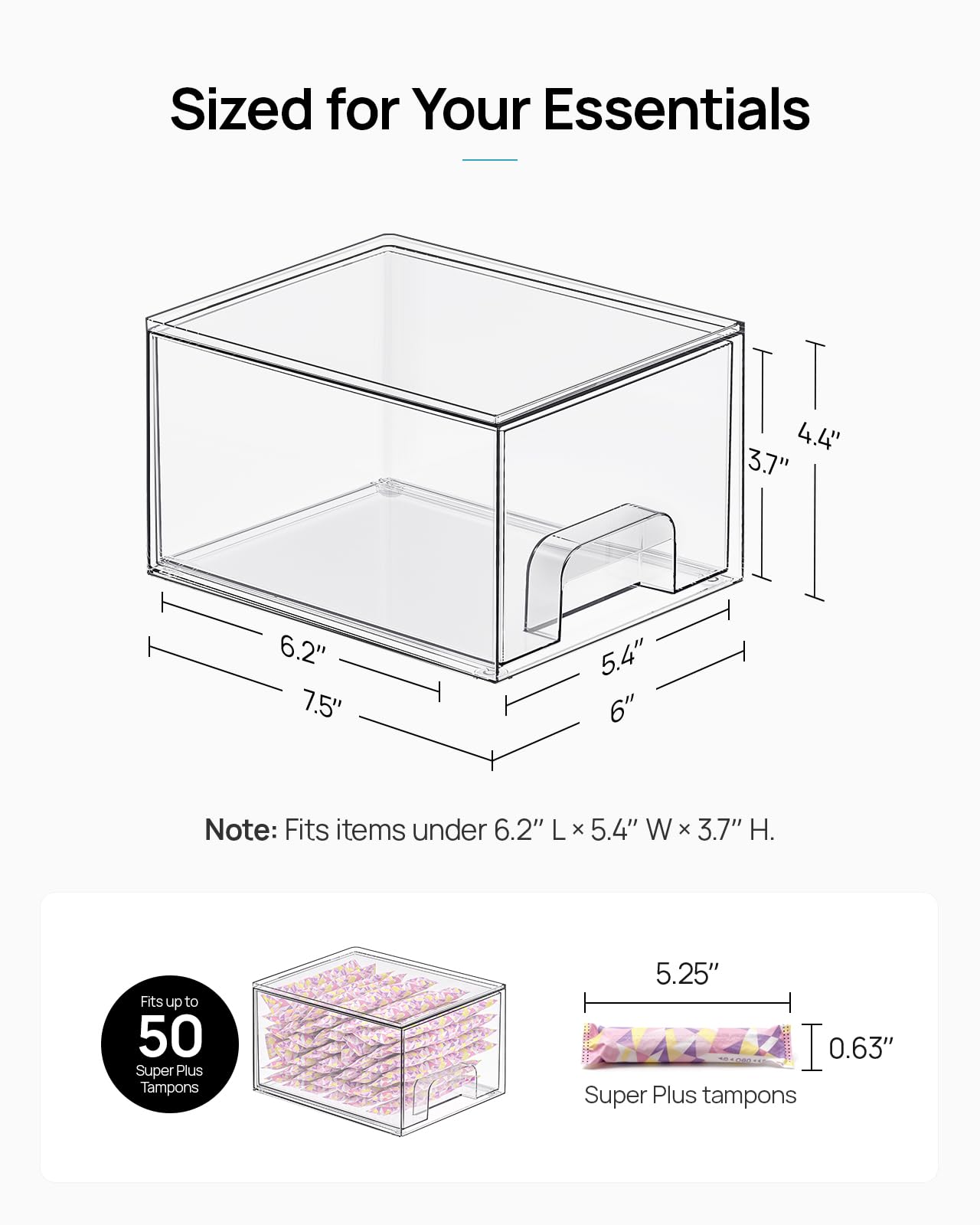 Vtopmart acrylic makeup organizer showcases cosmetics neatly for quick daily routines