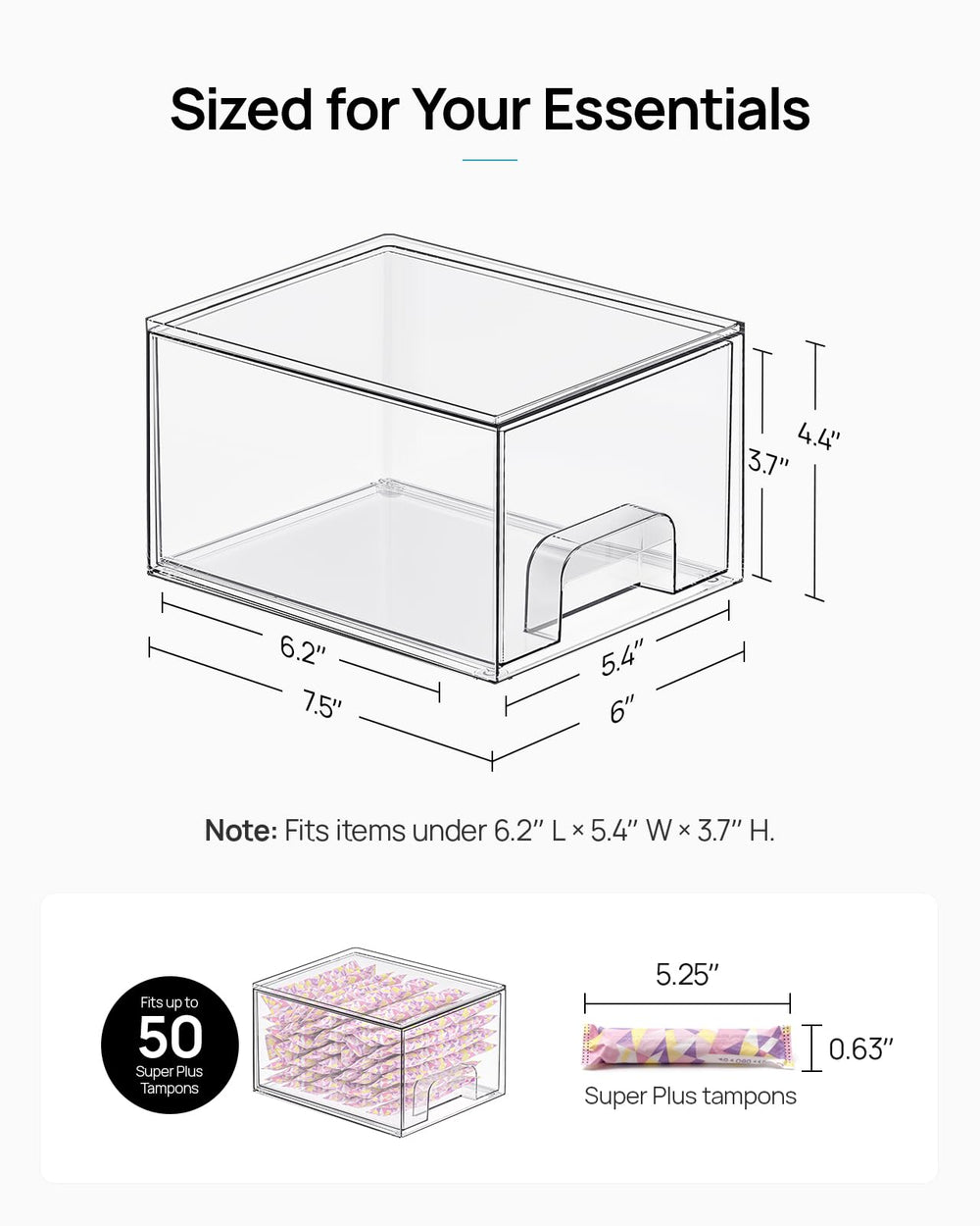 Vtopmart acrylic makeup organizer showcases cosmetics neatly for quick daily routines