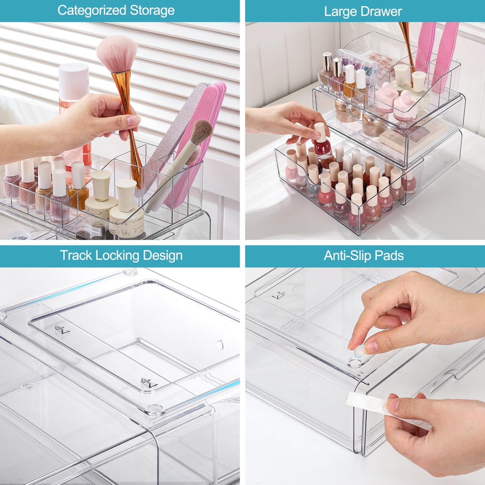Vtopmart modern beauty storage surface complements any decor and space.