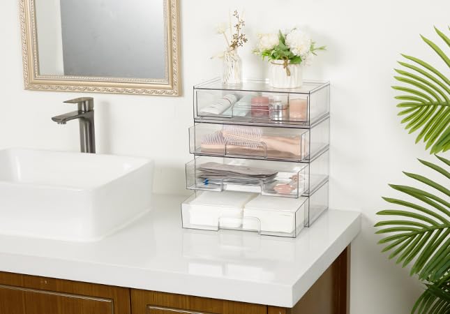 Vtopmart non-slip pads provide stability when drawers are opened.