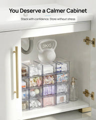 Vtopmart pull-out handles easy access while organizing tiny items