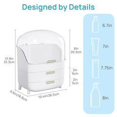 Vtopmart top compartment holds tall bottles up to 8 inches for easy access