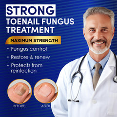 VTROUY Nail repair solution application demonstrates nail-strengthening action.