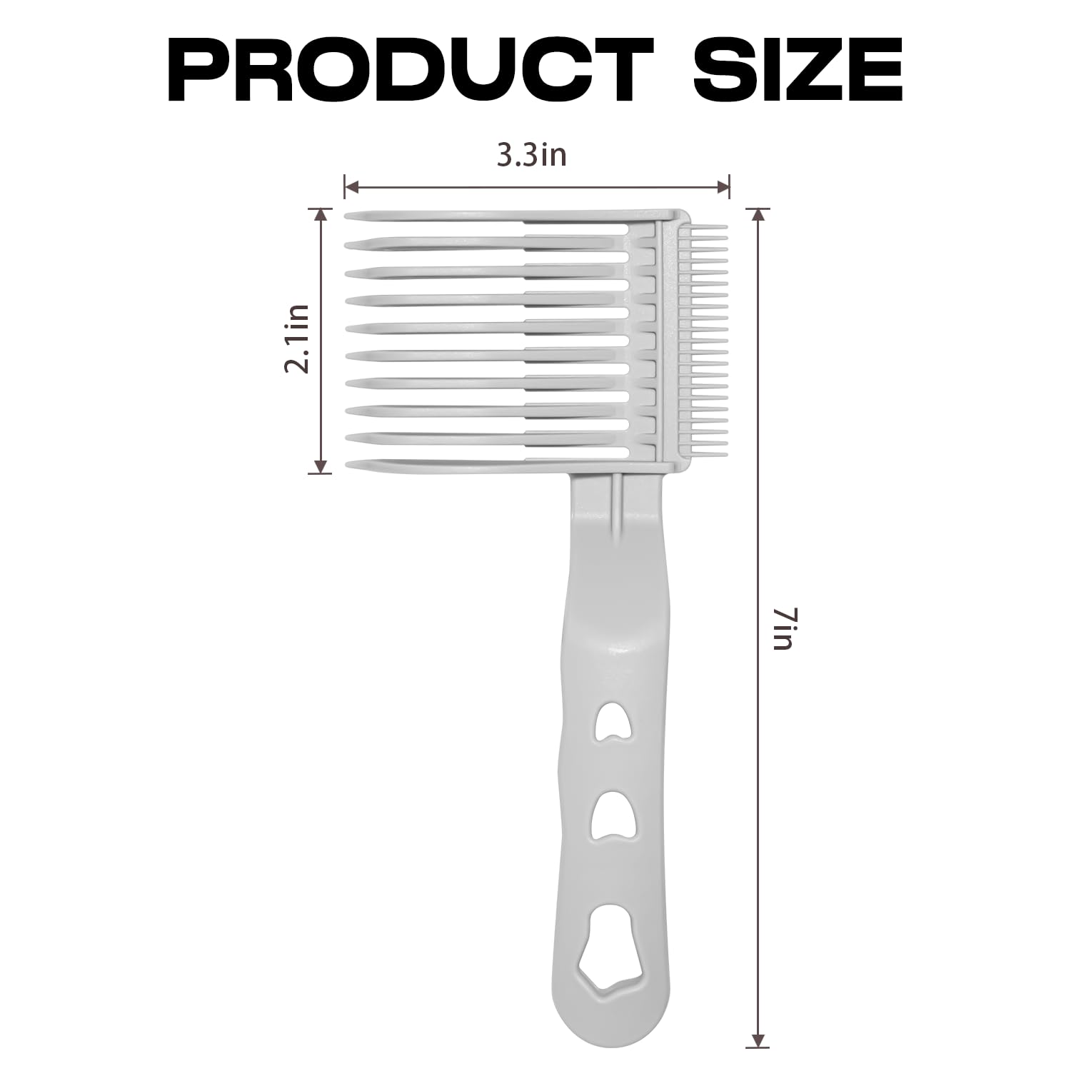 VTZNOJ Blend Friend Fade Comb side profile for clean edge definition.