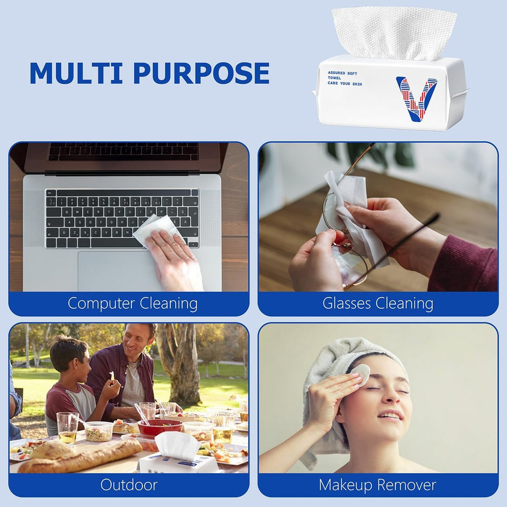 vuacepe towels travel-ready for quick makeup removal anywhere.
