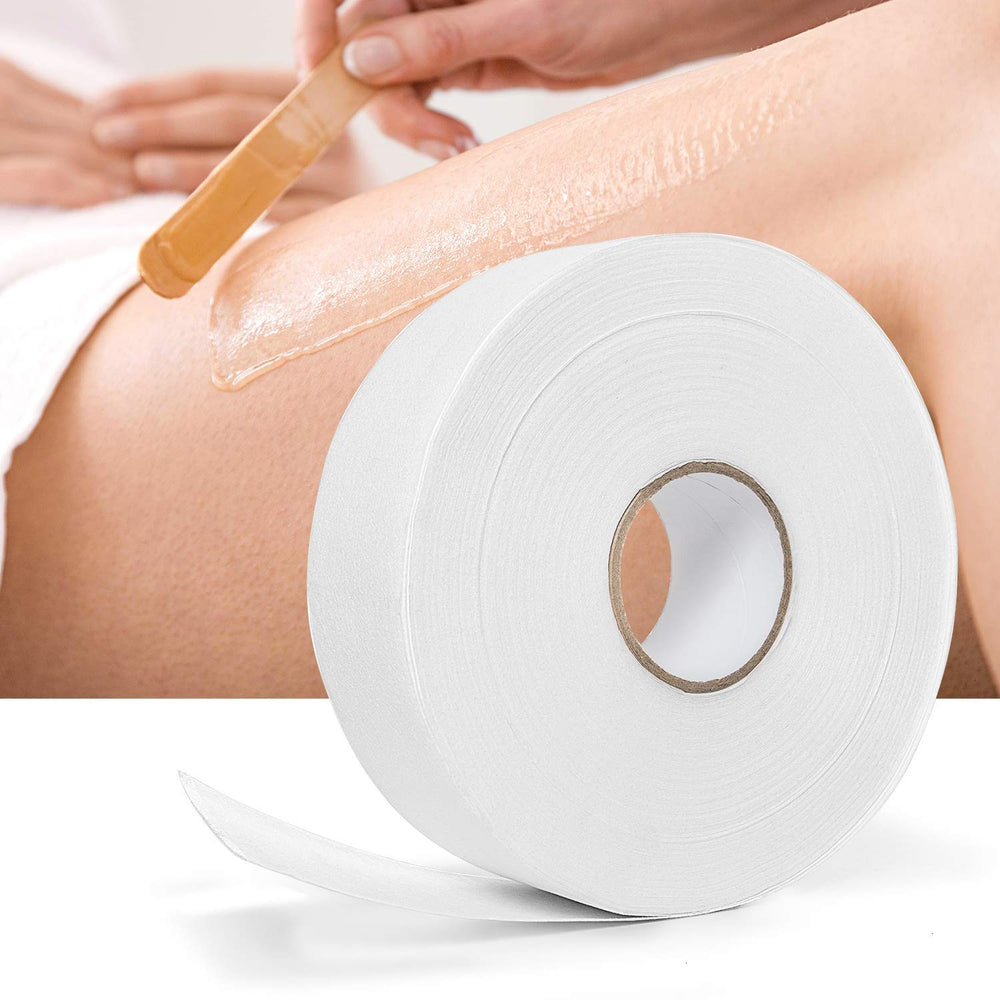 Product shot of Vumdua wax strip roll ready for facial and body use
