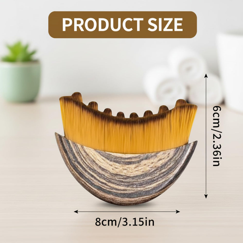 Vunpok Lymphatic Contour Brush with serum application to boost absorption