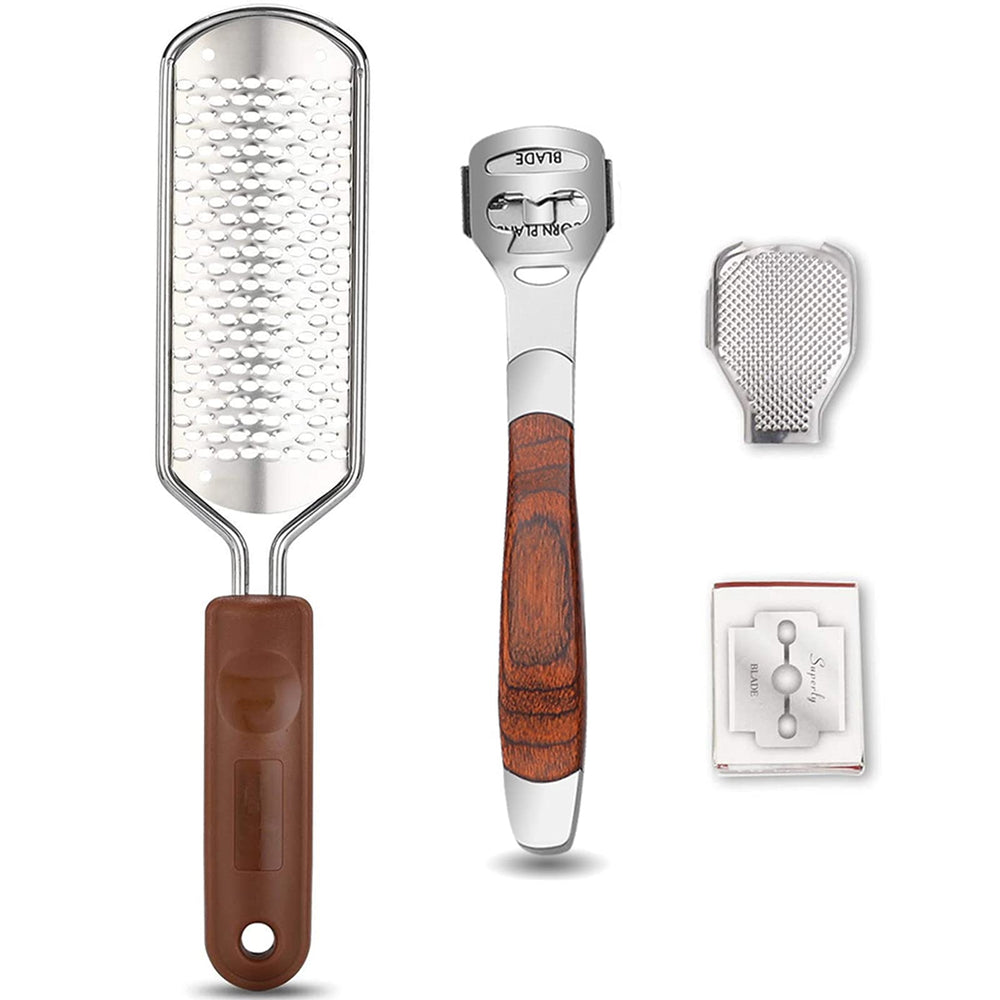 Vusoset Colossal Foot Rasp with wavy surface for effective dead skin removal.